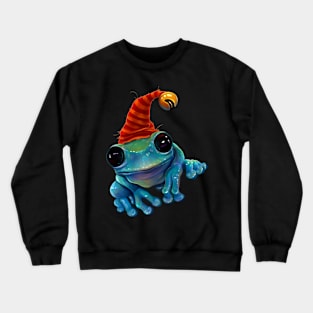 Frog in a cap Crewneck Sweatshirt